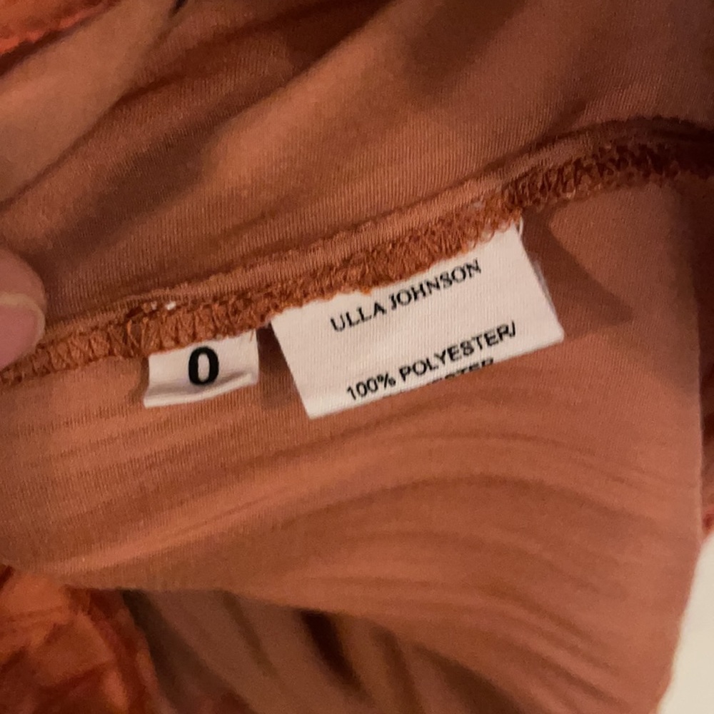 Ulla Johnson Size 0 Top, Flutter Cap Sleeve, Colo… - image 4